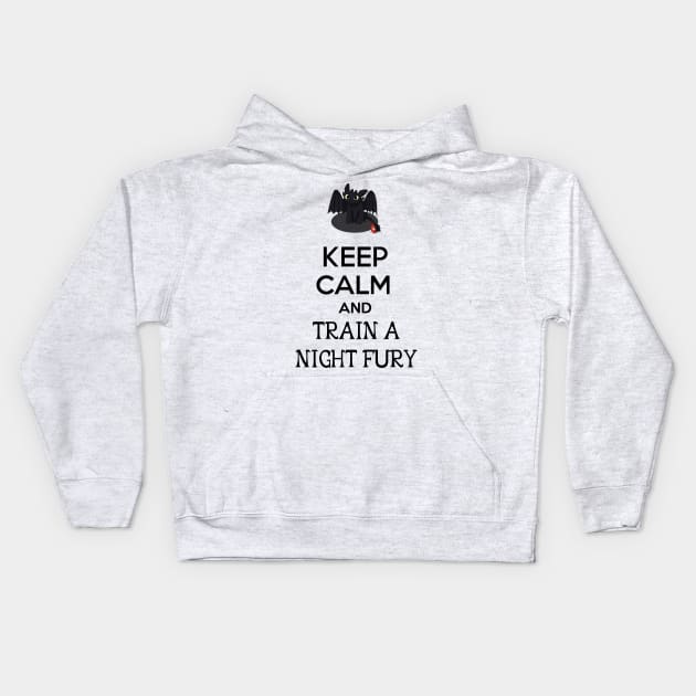 Let's Train a Night Fury! Kids Hoodie by yellowdodo